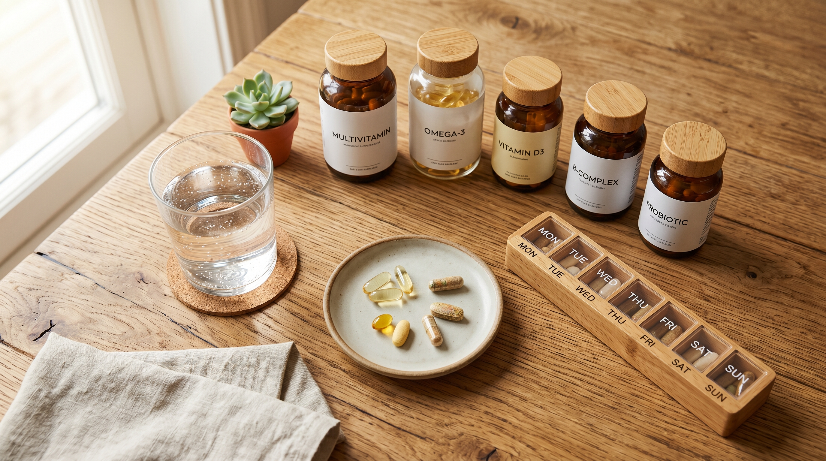 Las vitaminas que tomo antes de empezar una temporada de rodaje